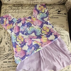 Children's Place Butterfly Print Top and Skort Set